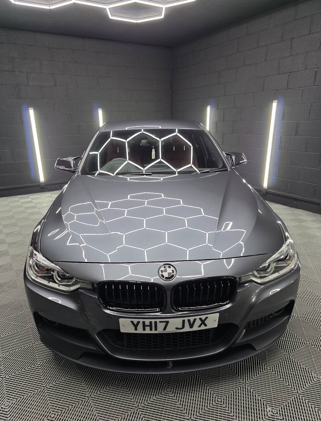Grey BMW M-Sport with paint enhancement